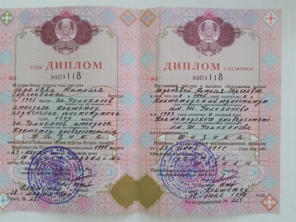 Диплом об образовании 2