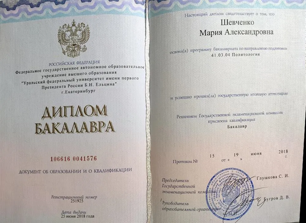 Диплом бакалавриата