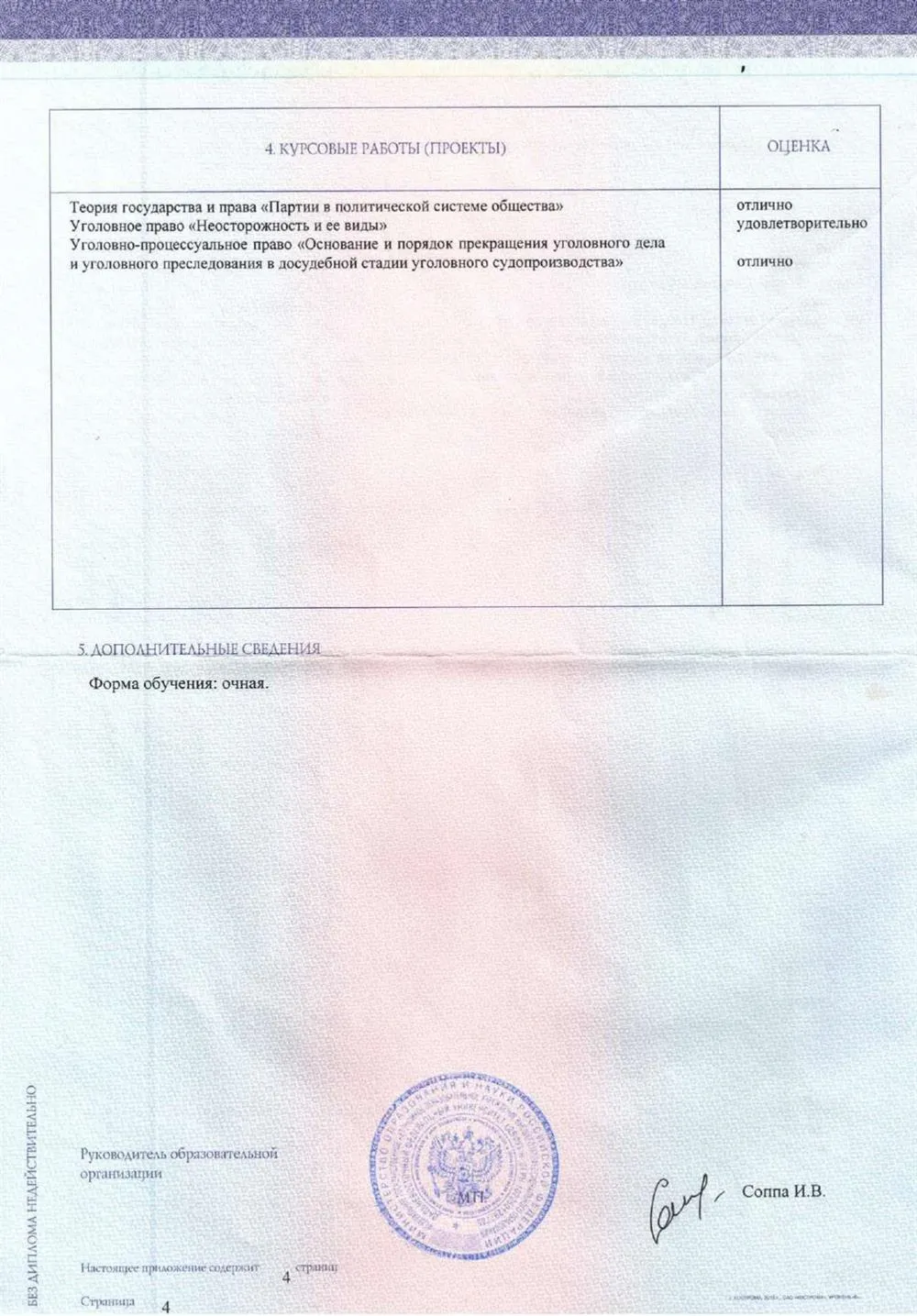 Диплом бакалавра 5