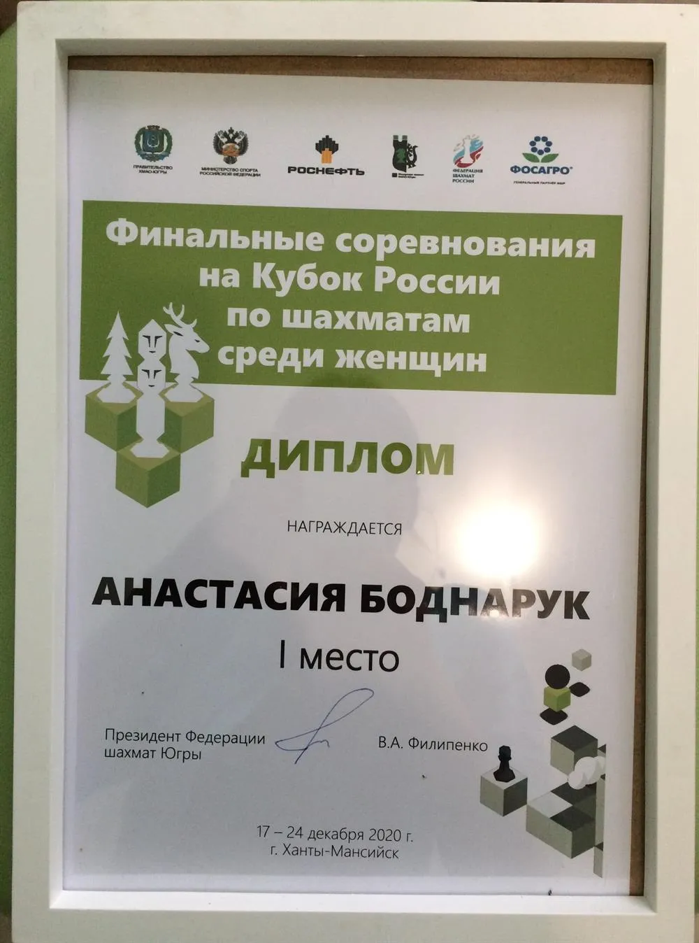 Диплом-1 место 2020 г.