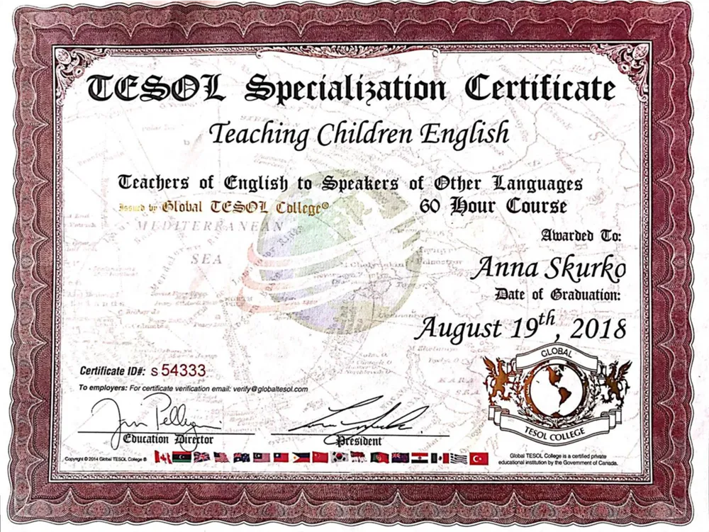 TESOL 120 hours