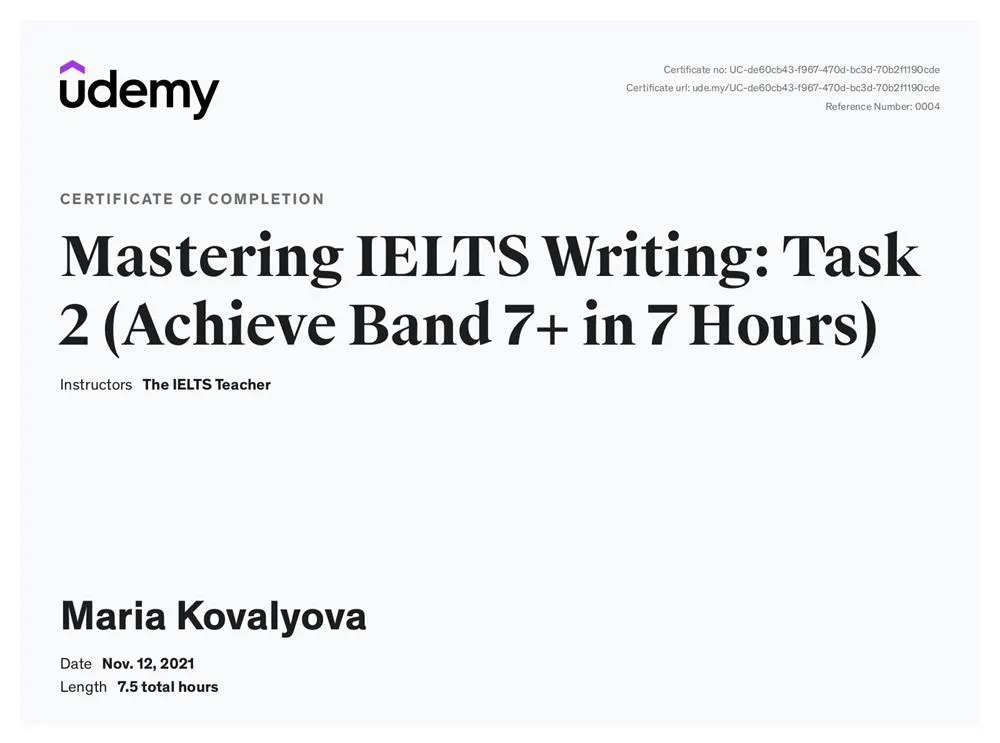 Mastering IELTS Writing: Task 2 (Band 7+)