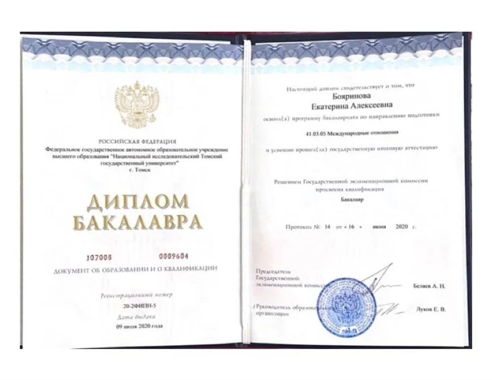 Диплом бакалавра
