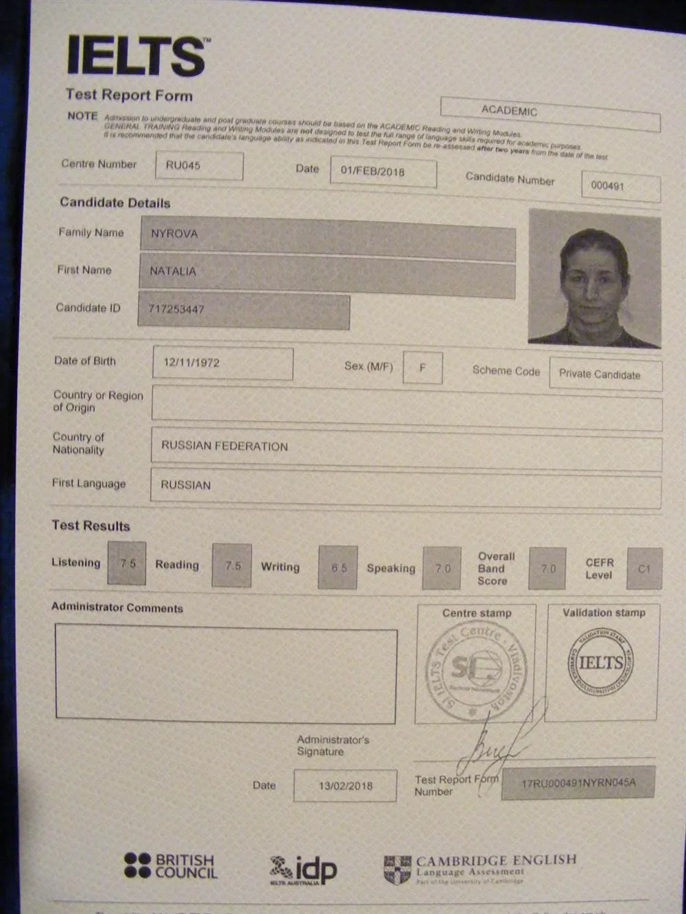 IELTS Academic