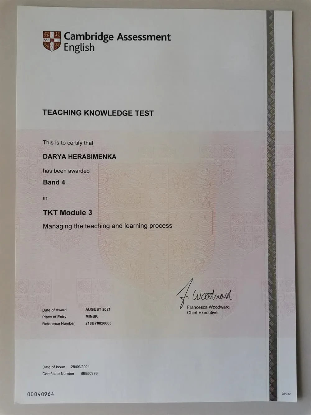 TKT (Module 3)