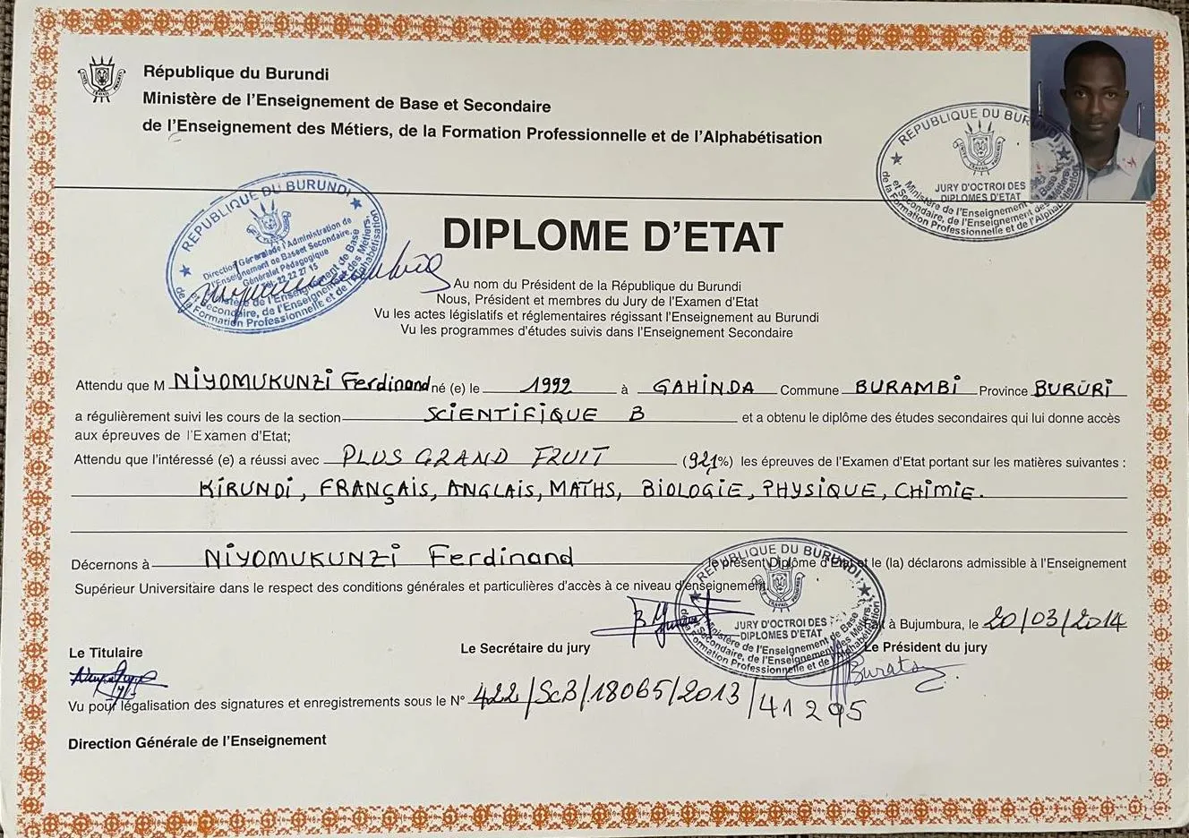 Diplome d’Etat