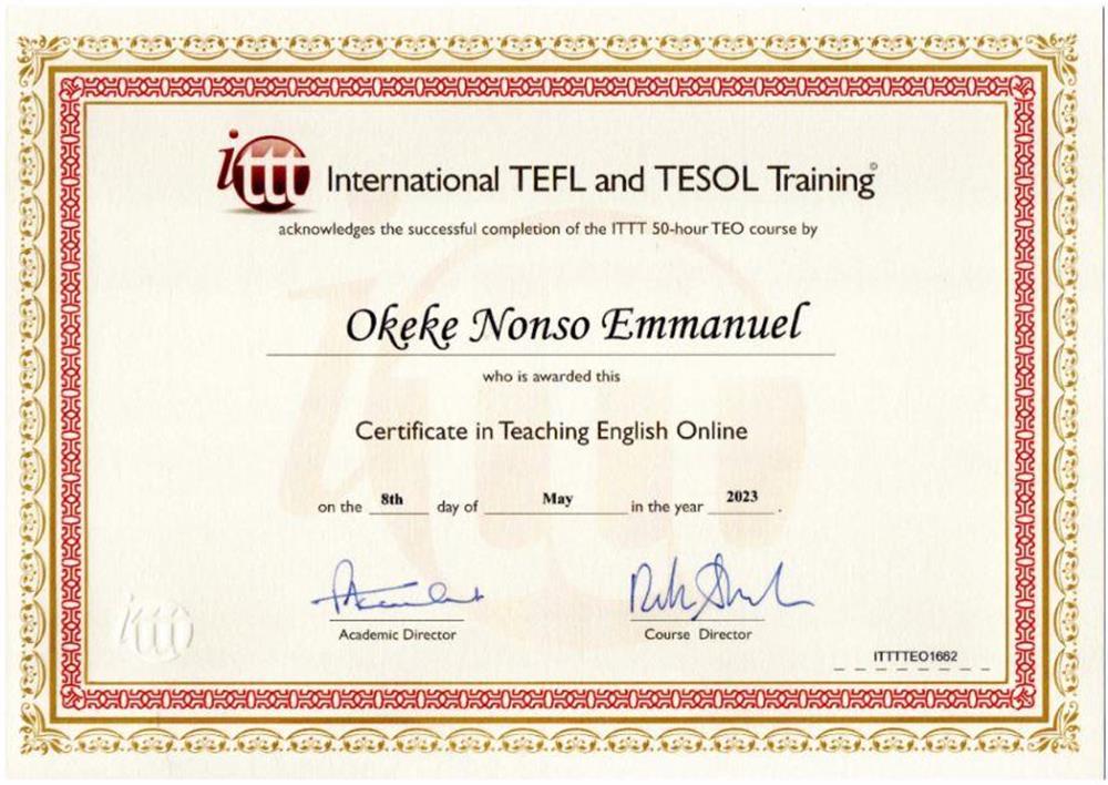 TEACHING ENGLISH ONLINE (TEO) (ПРЕПОДАВАНИЕ АНГЛИЙСКОГО ЯЗЫКА ОНЛАЙН (TEO))
