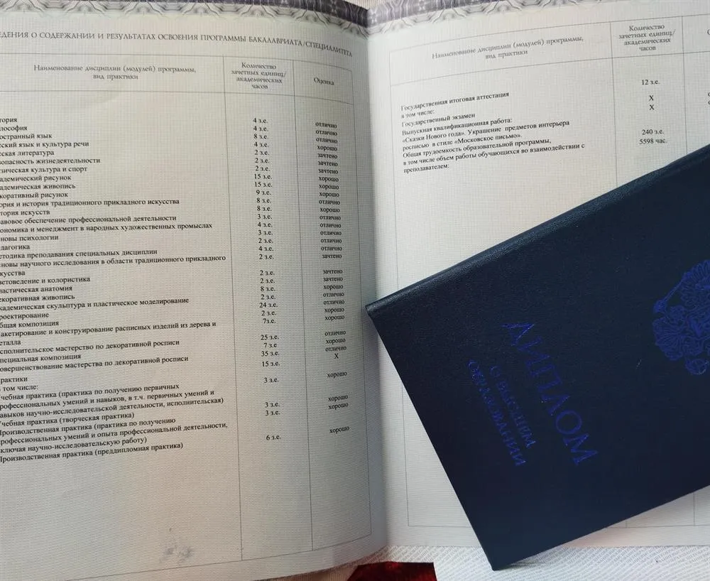 Диплом о высшем образовании 