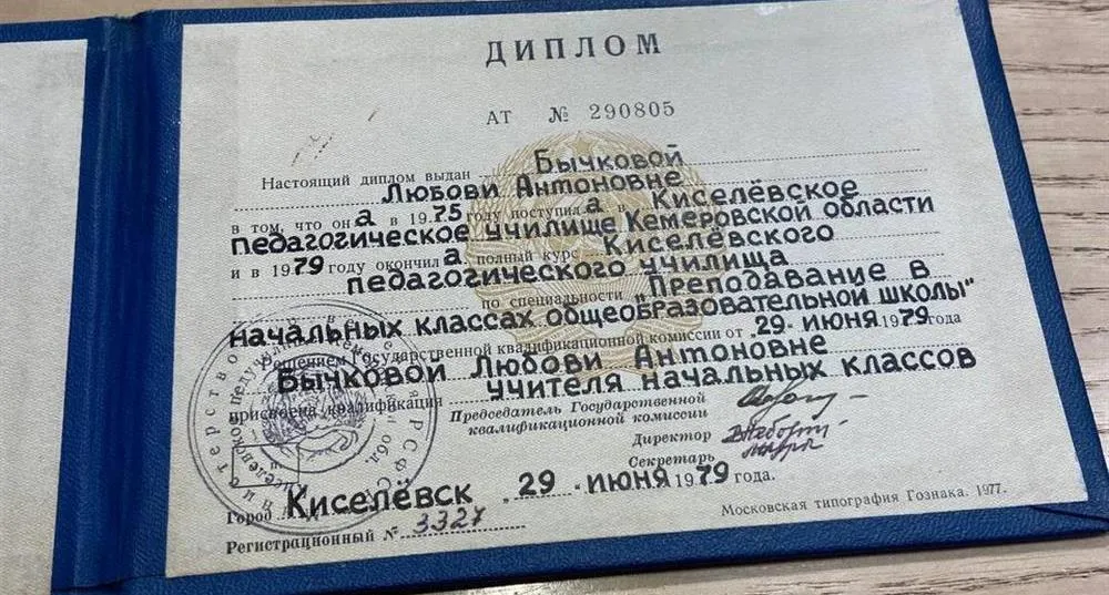Диплом об образовании