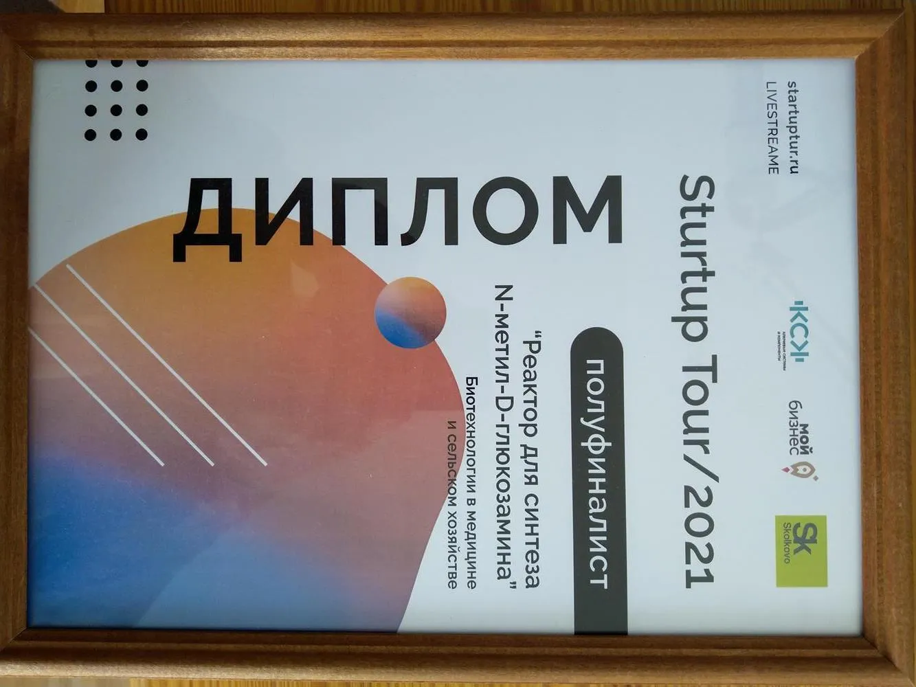Диплом конкурсанта