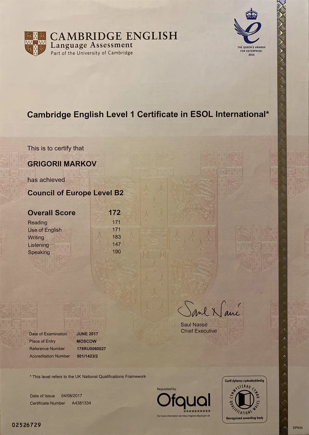 Cambridge English B2