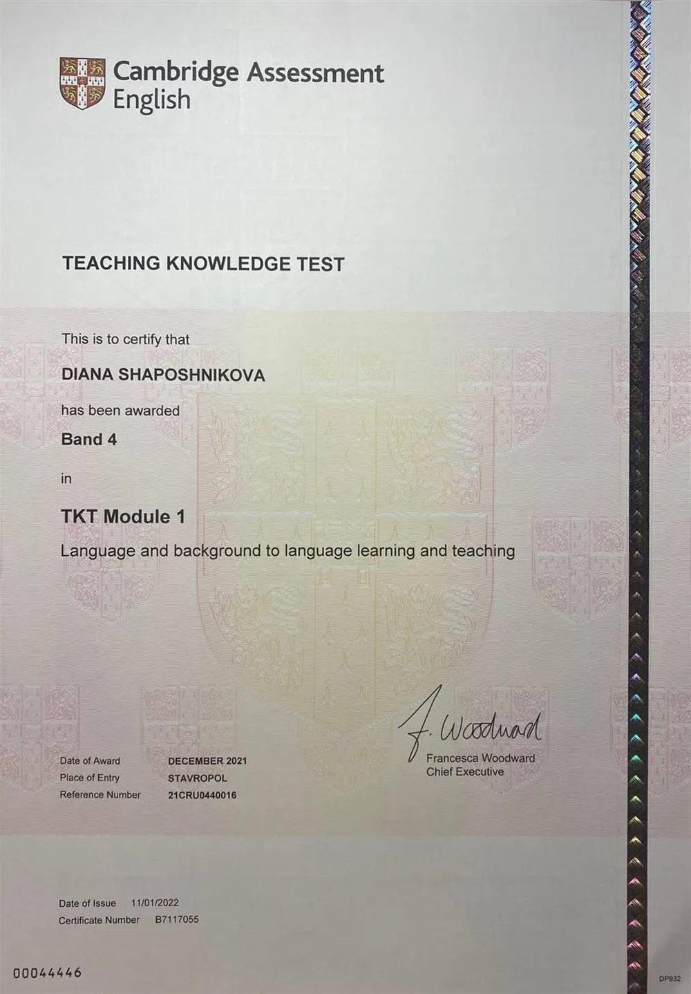 TKT Cambridge Teaching Knowledge Test