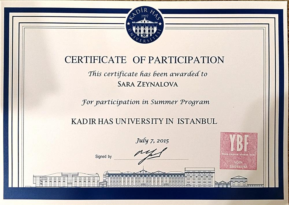 Summer program in Istanbul 
