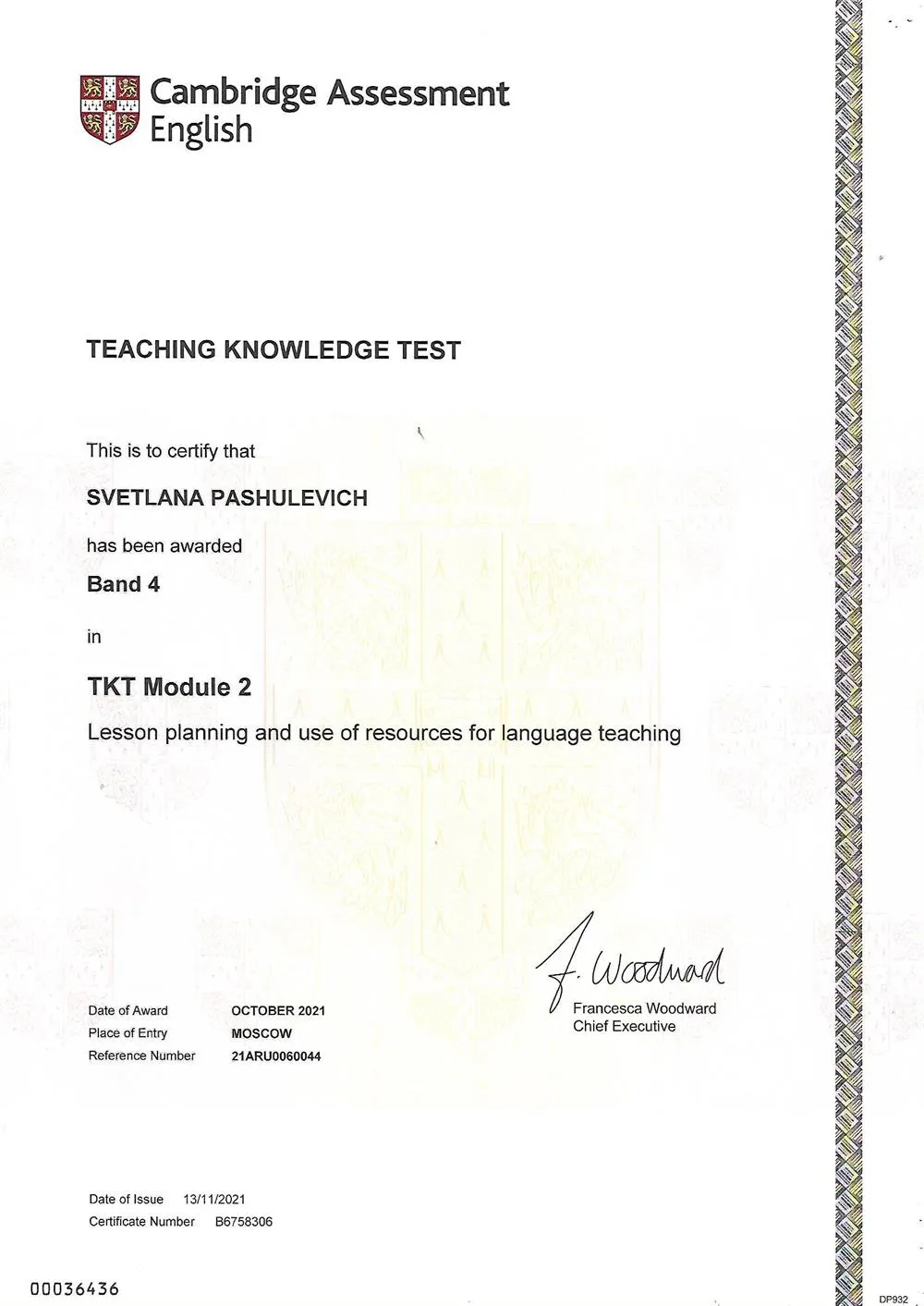 TKT Module 2 - Band 4(Teaching Knowledge test)