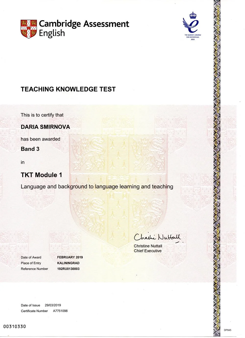 TKT Module 1