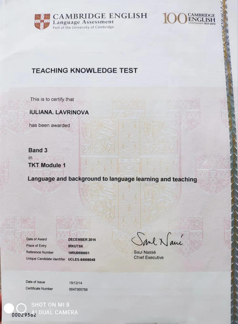 TKT Module 1