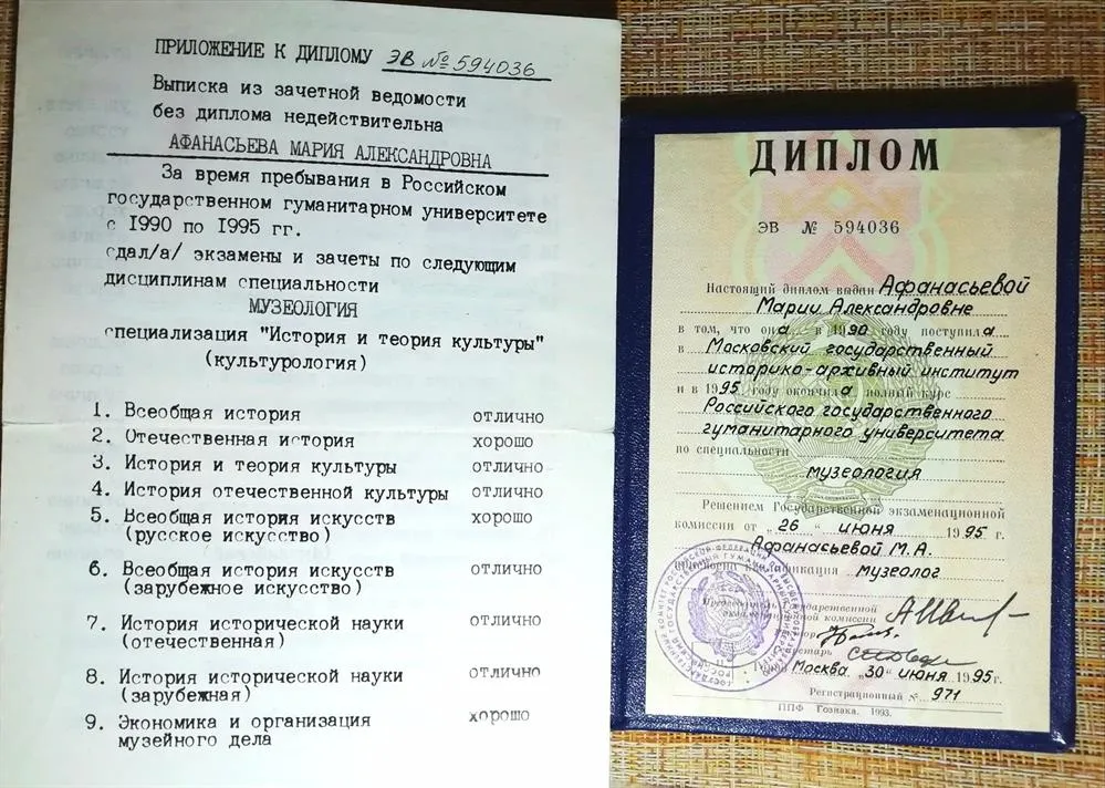 Диплом об основном образовании 