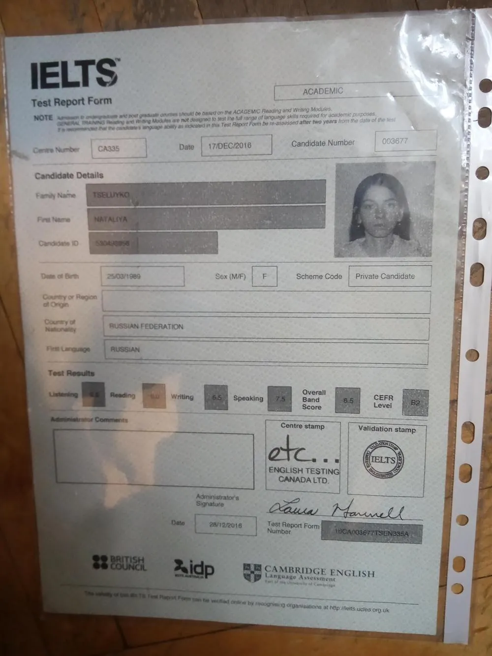 IELTS 