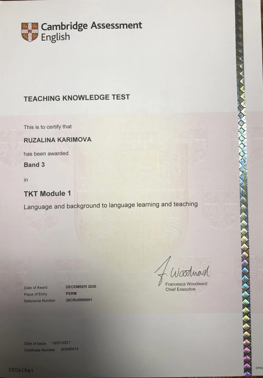 TKT (Teaching knowledge test) Module 1