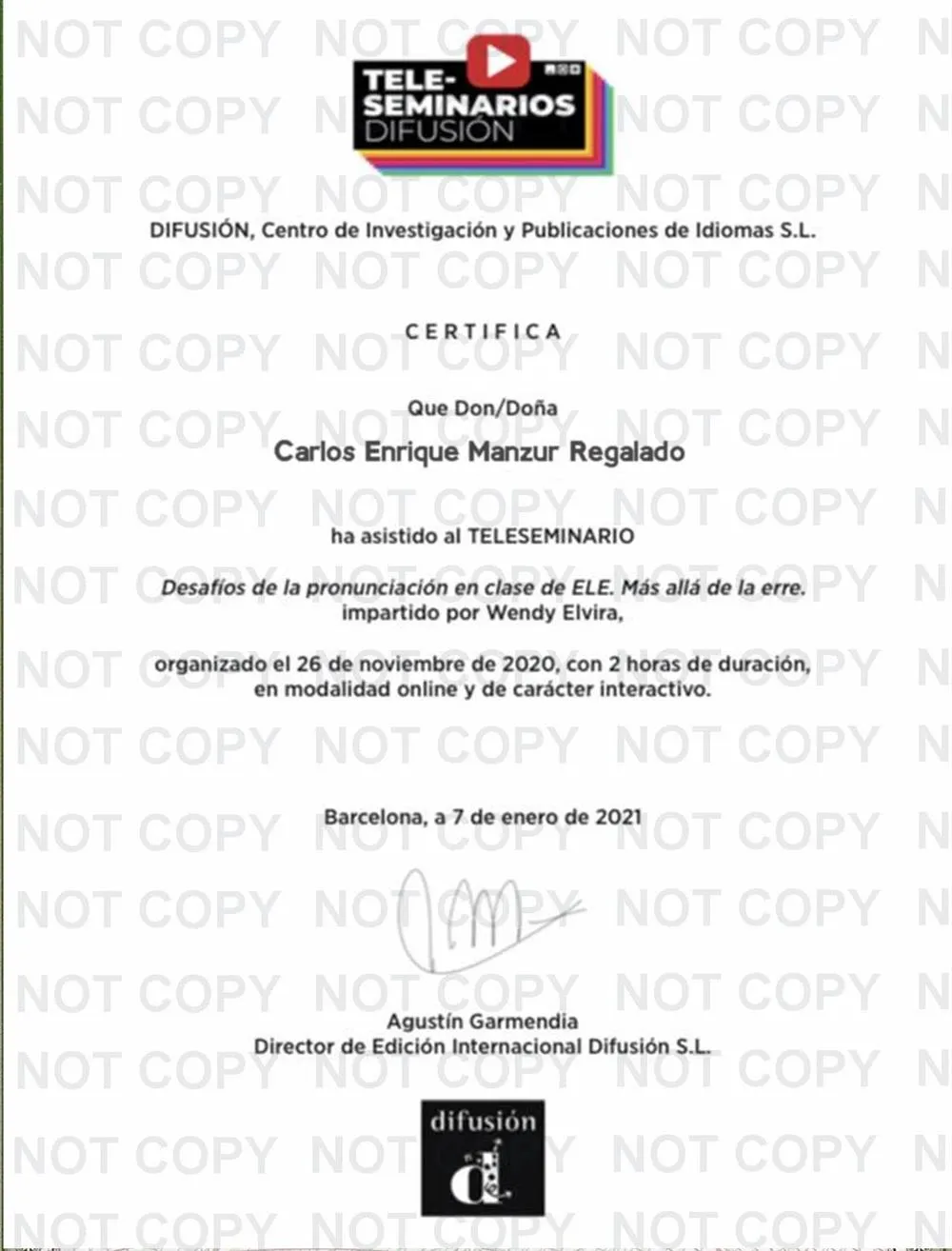 ELE Seminars