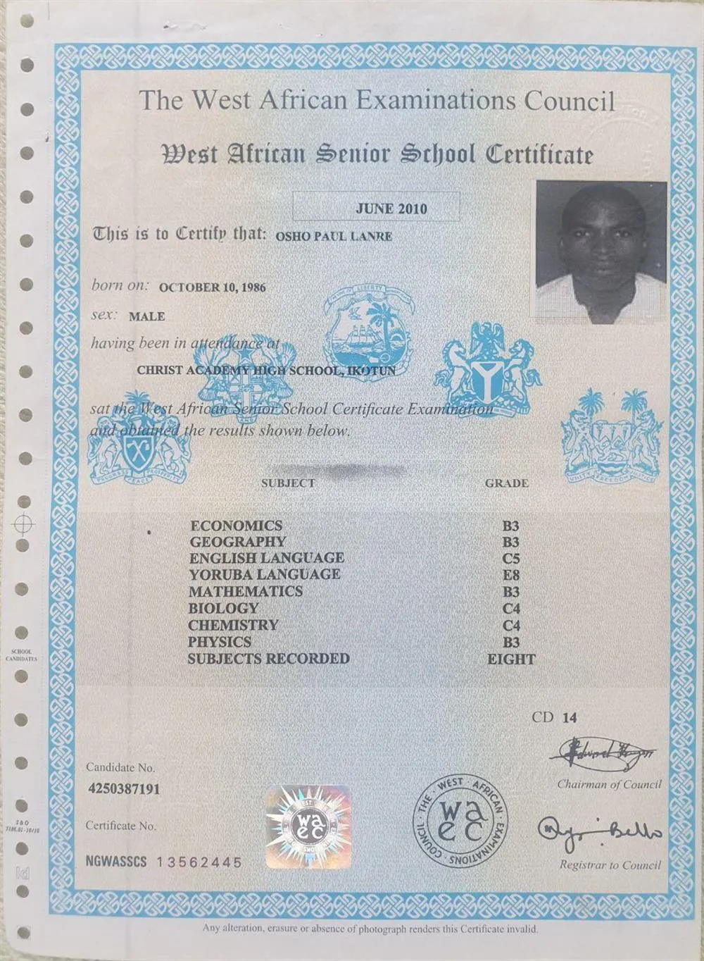 College result