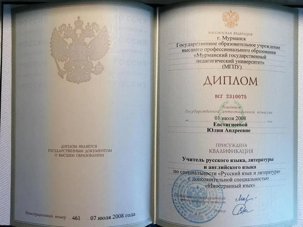 Диплом Английский