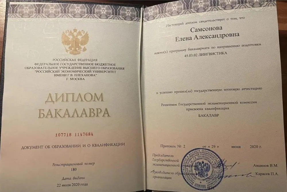 Диплом бакалавра