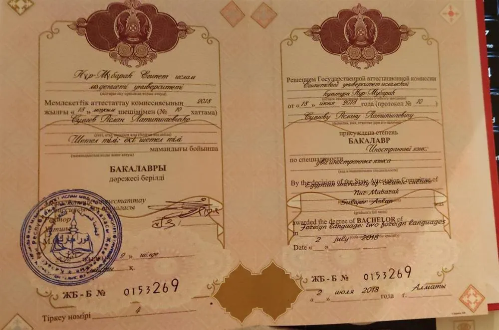 Красный Диплом Египетского Универа