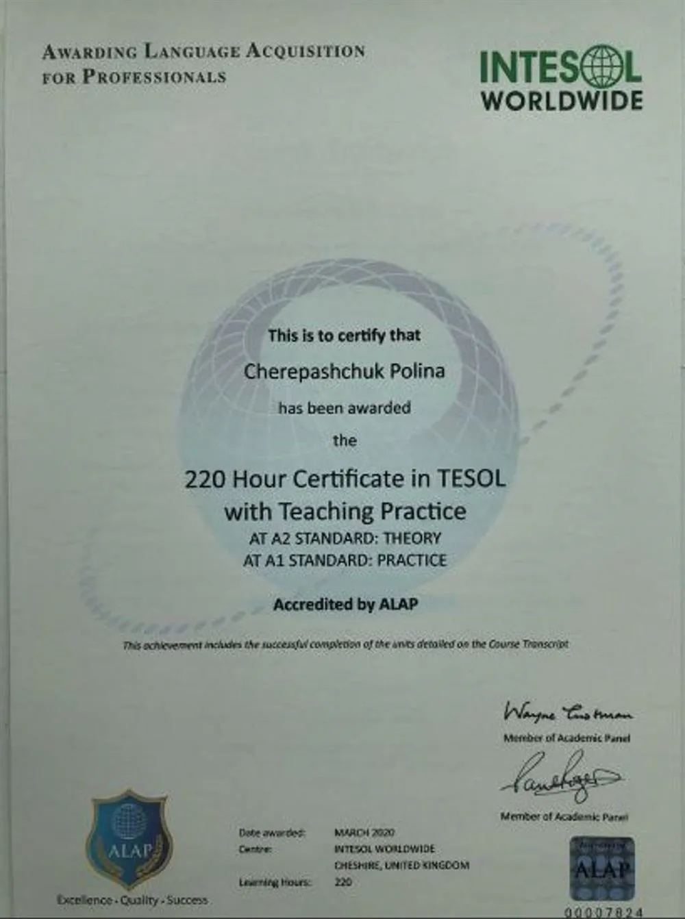 TESOL 1