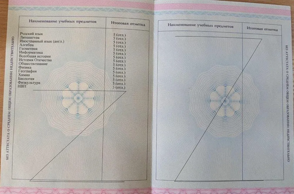 Итоговые оценки в медико-биологическом лицее-интернате