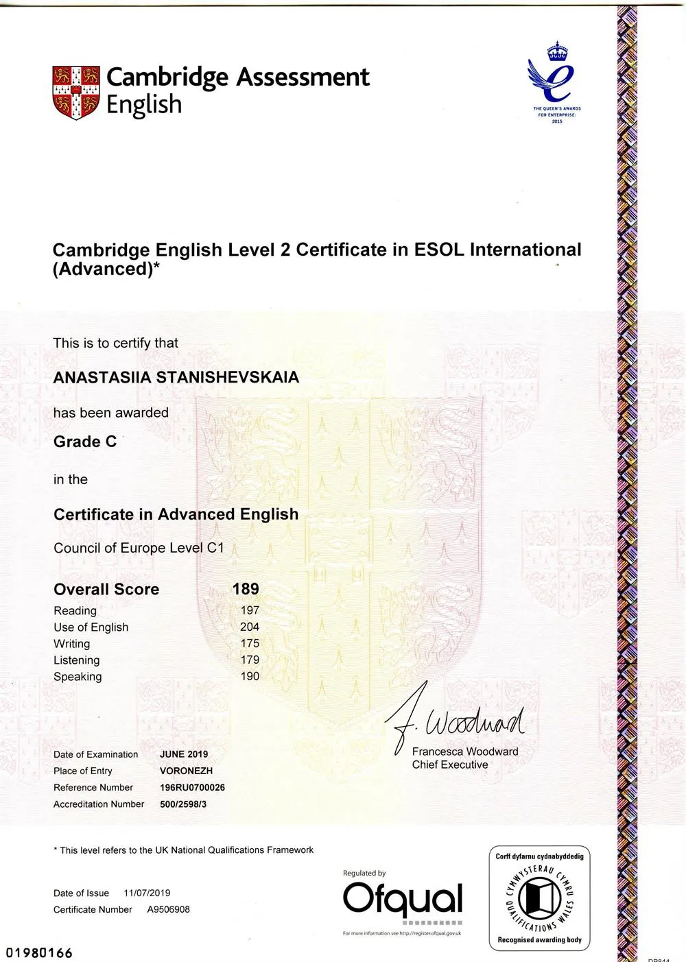 Cambridge Assessment Test