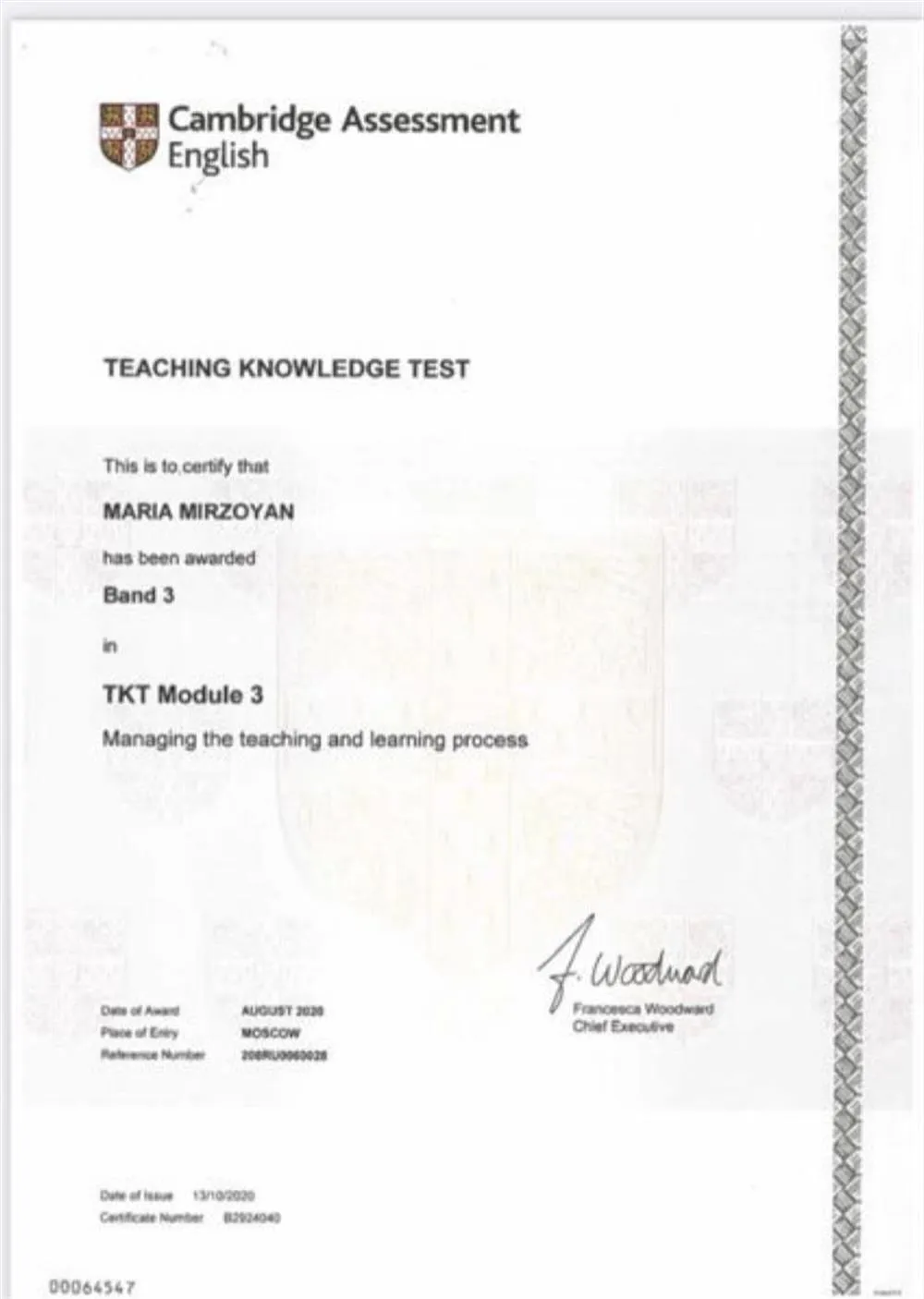 Cambridge University TKT Module 3