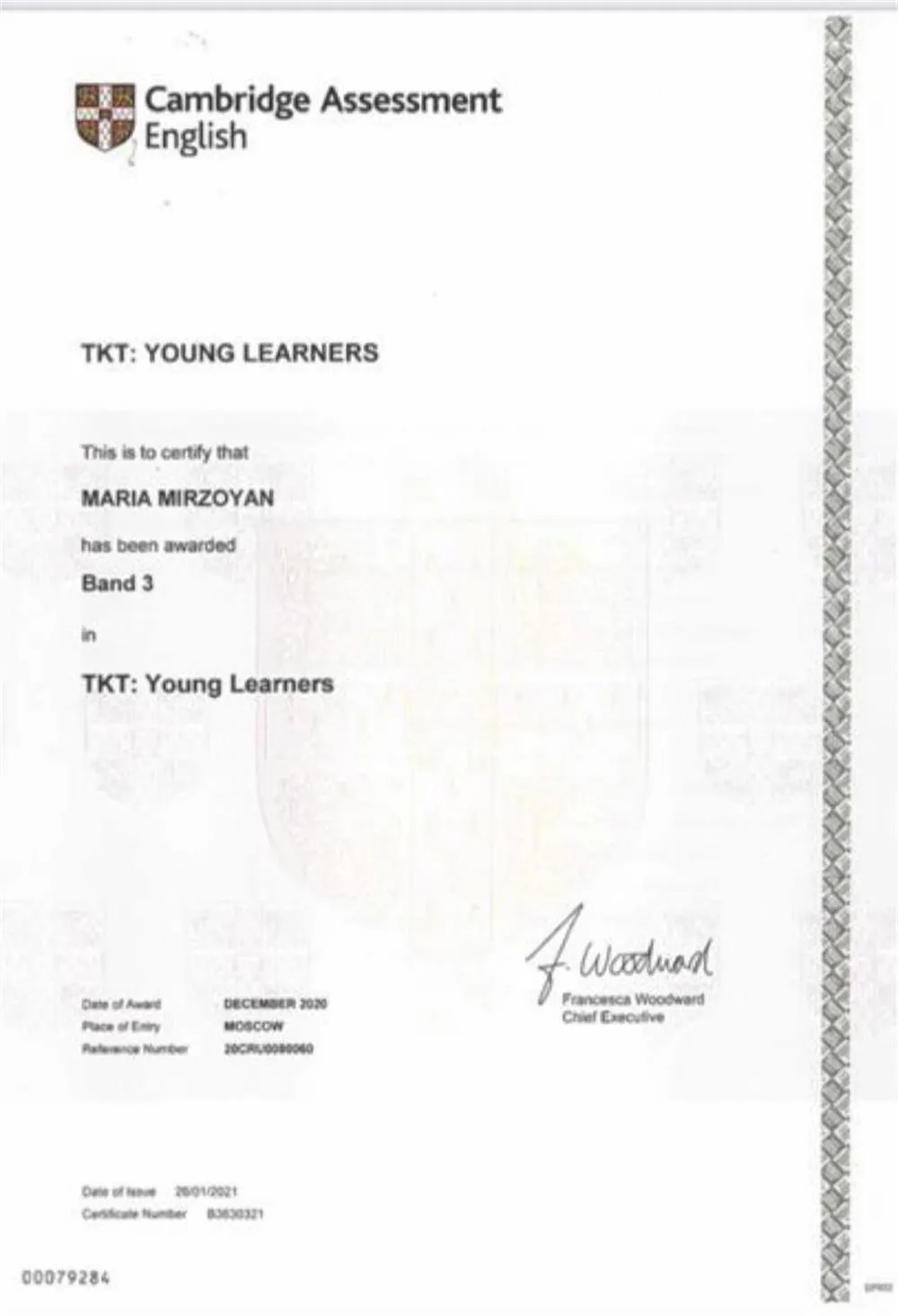 Cambridge University TKT Young Learners