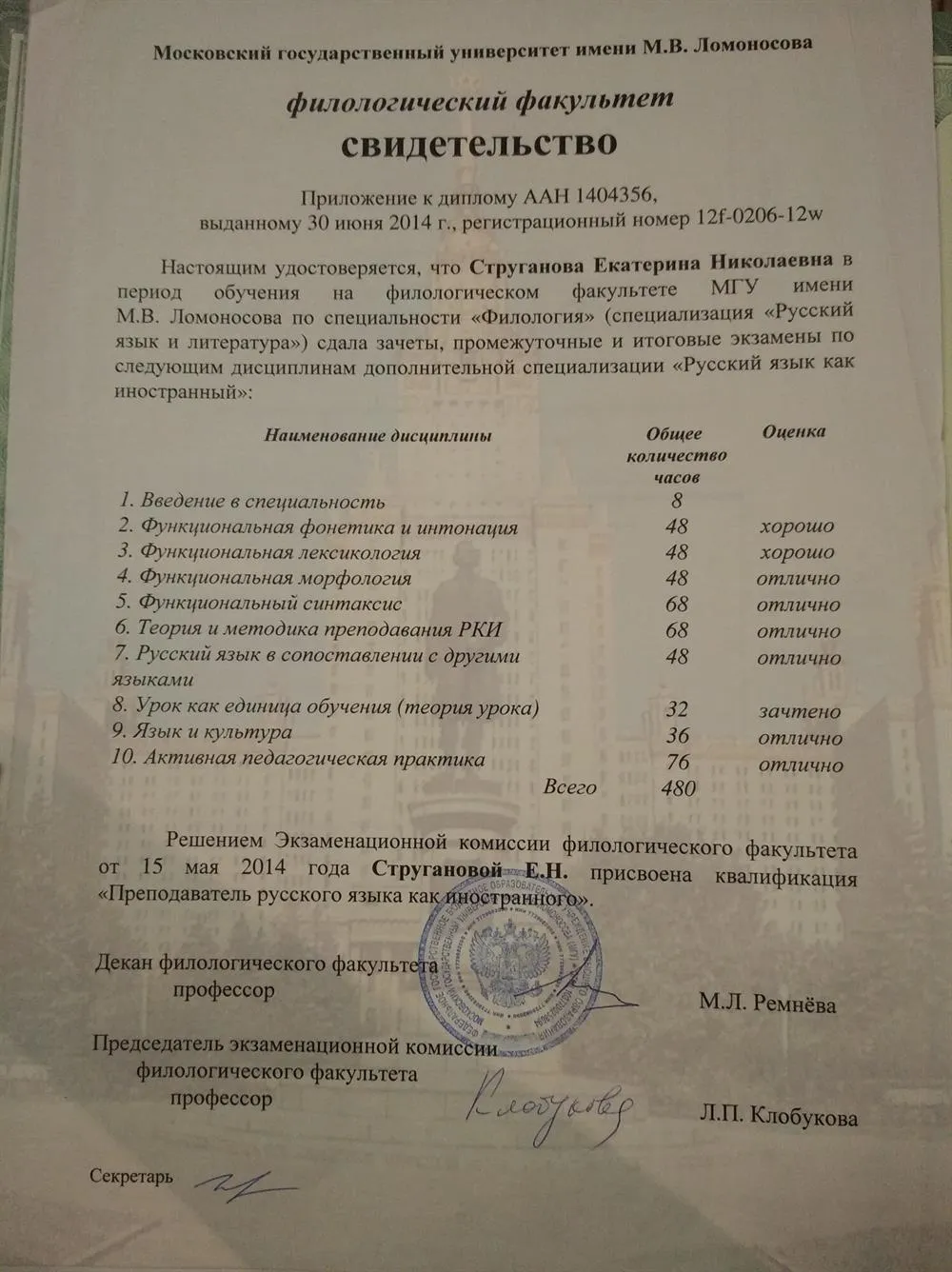 Русский язык как иностранный