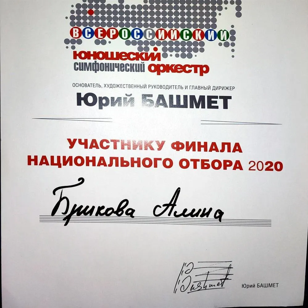 Сертификат участника ВЮСО