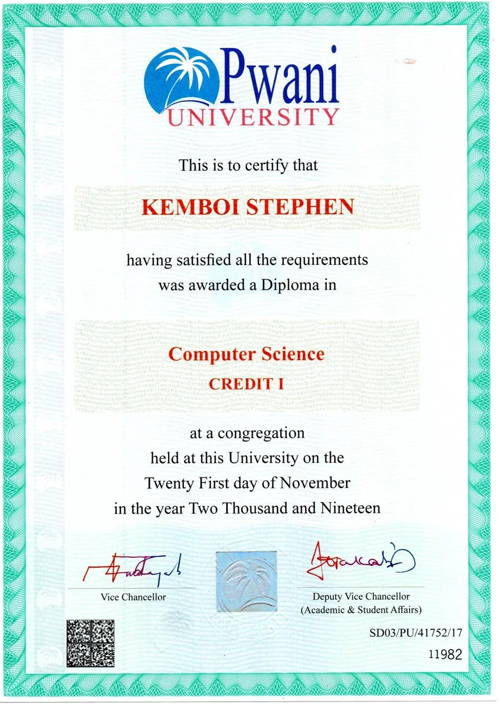 Diploma computer science 