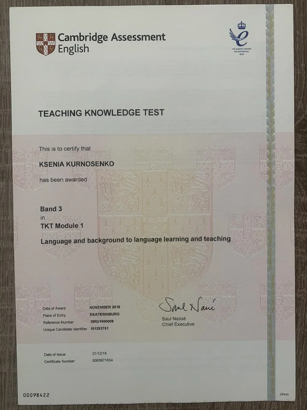 TKT Module 1 Language and background to language learning and teaching