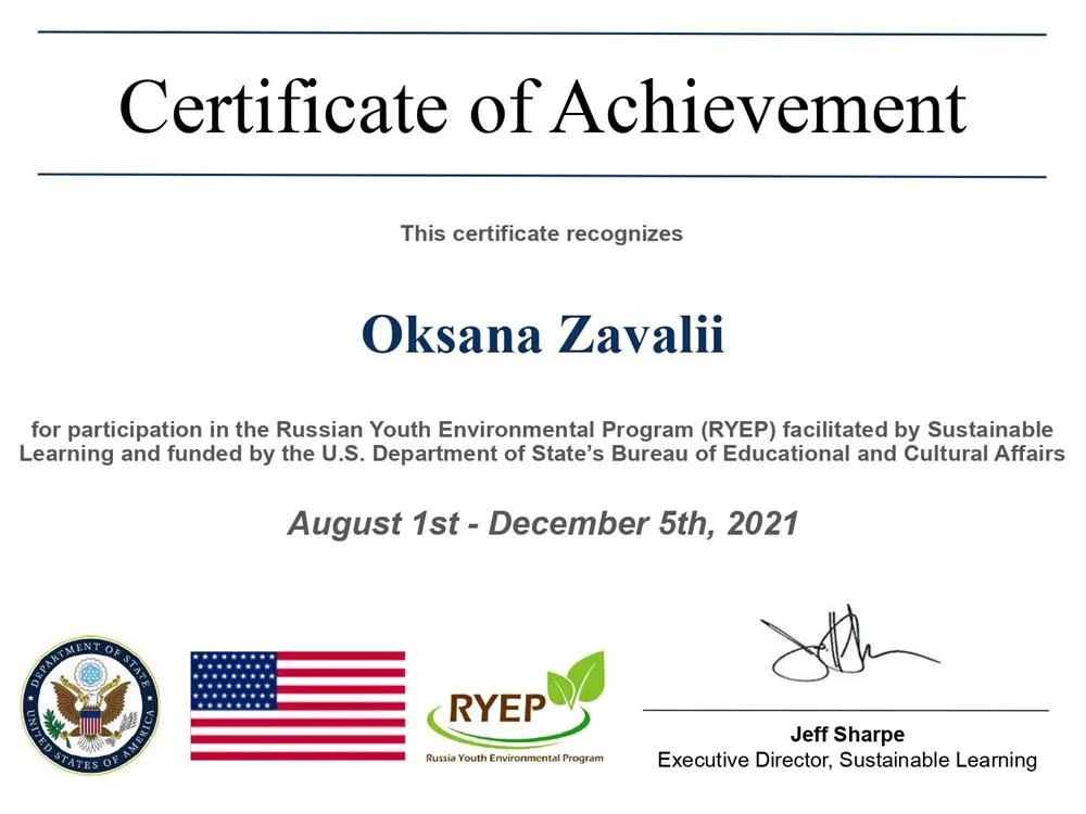 Russia Youth Environmental Program