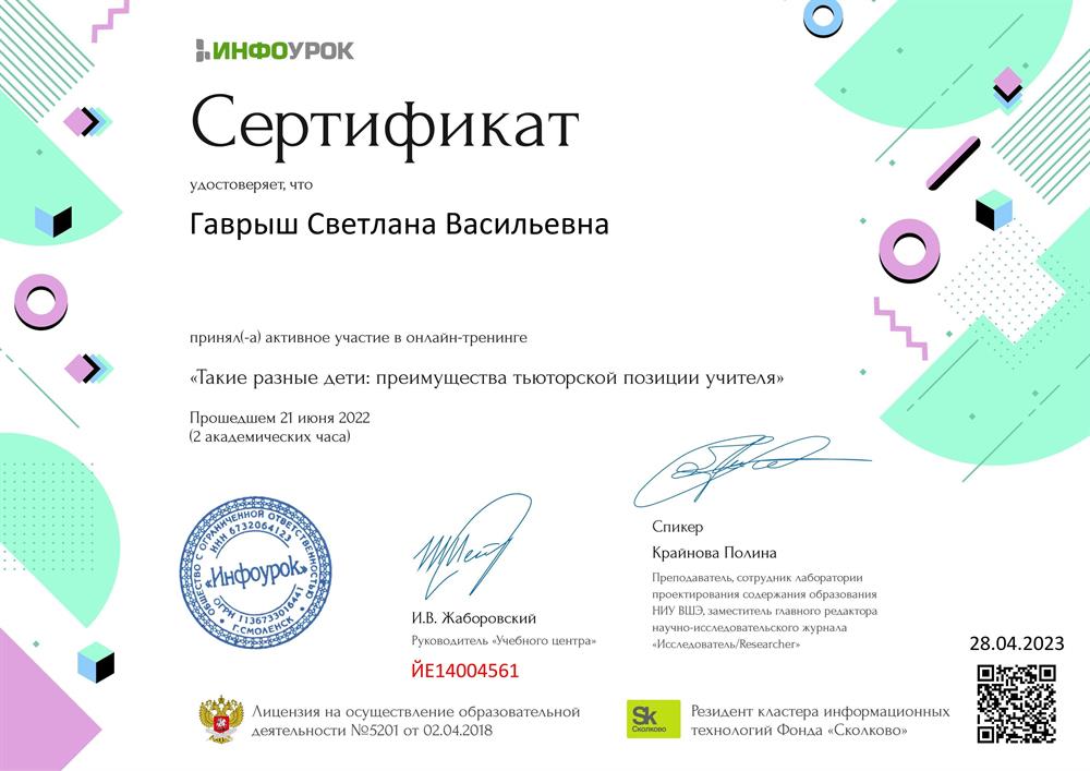 Такие разные дети преимущества тьюторской позиции учителя