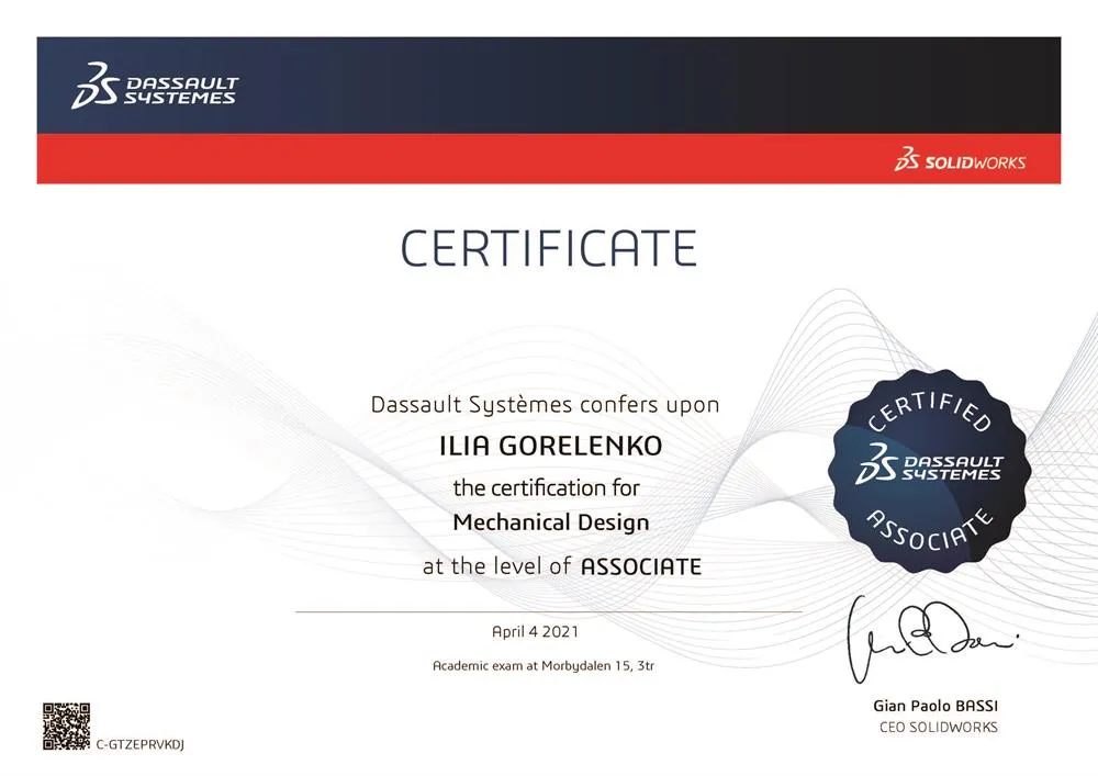 Solidworks Professional - Associate