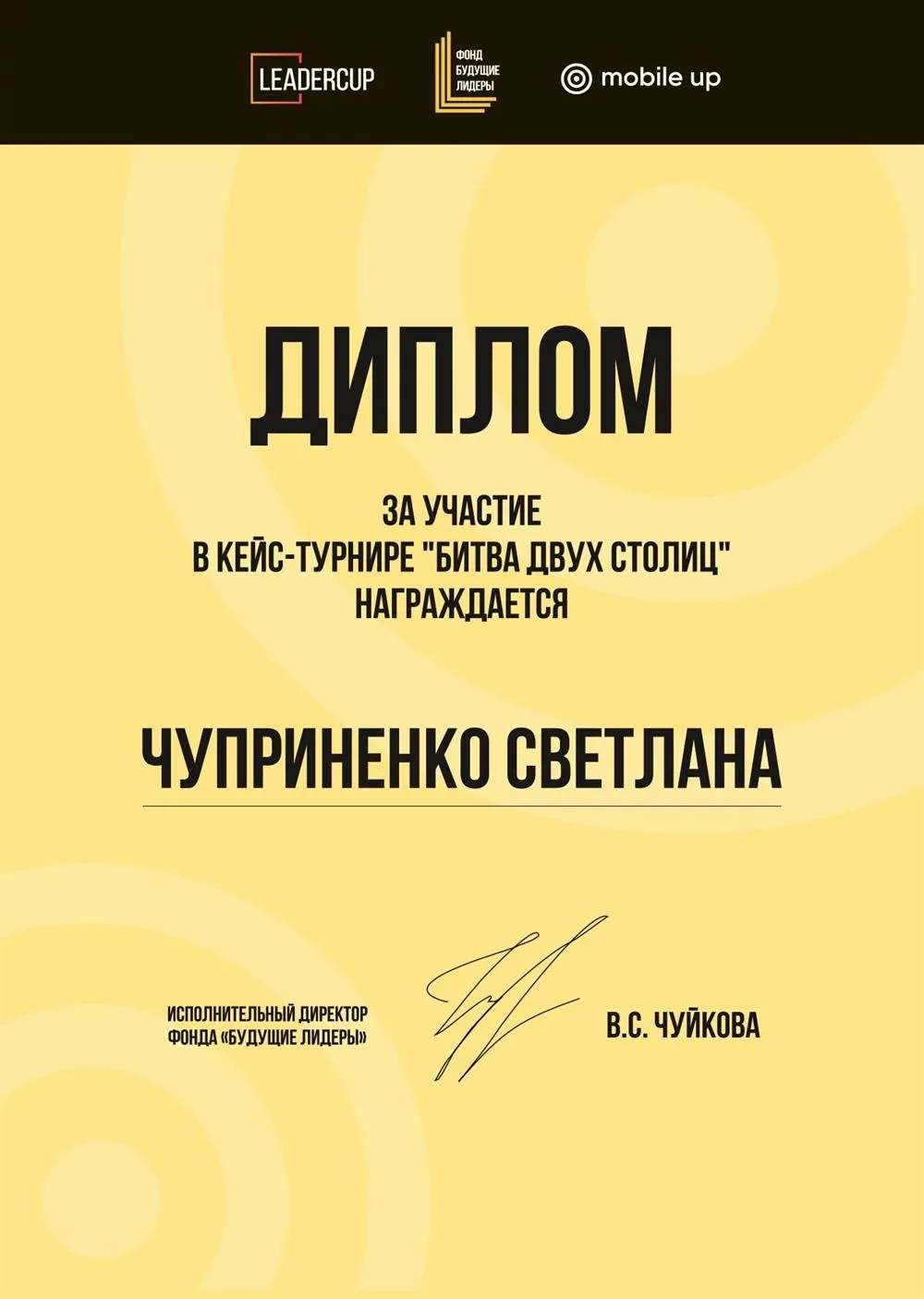 Будущие лидеры