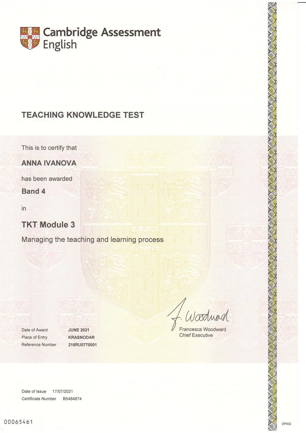 Teaching Knowledge Test, Module 3 ( Managing the teaching and learning process)