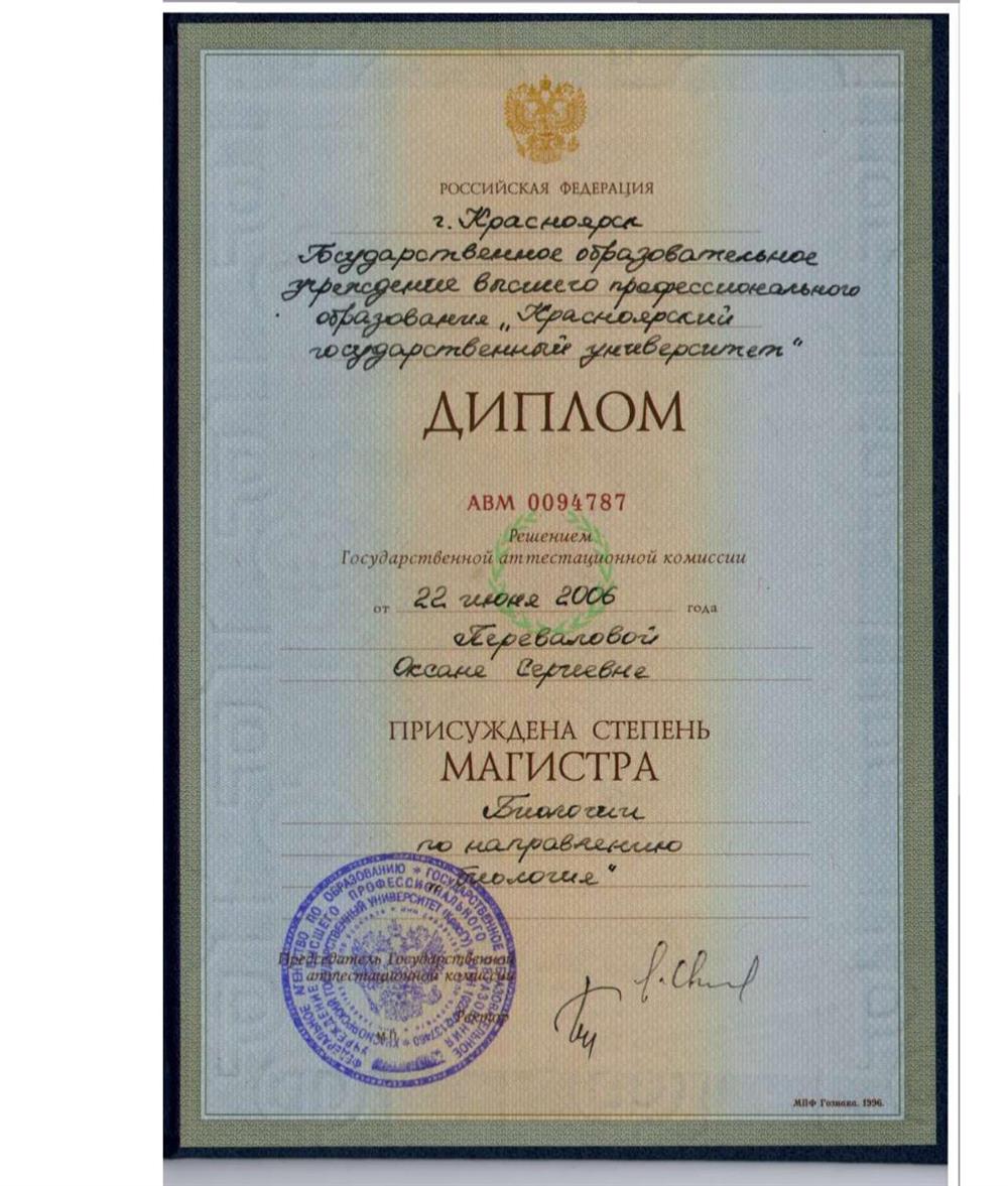 Диплом магистратура