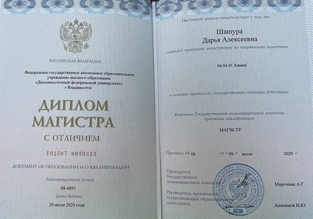 Диплом Магистра 