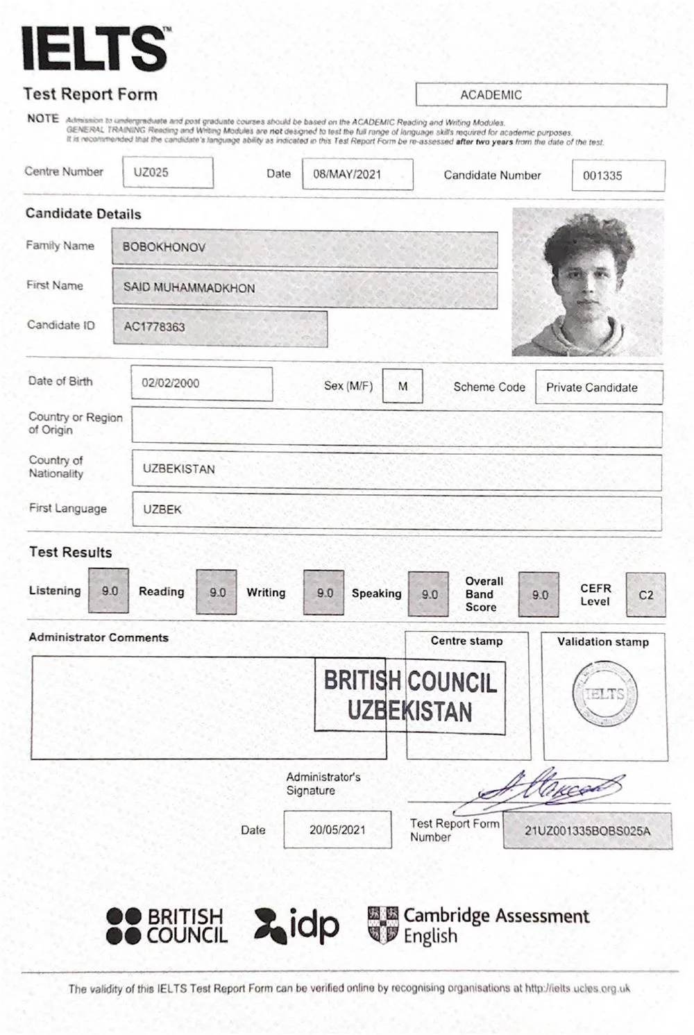 IELTS 