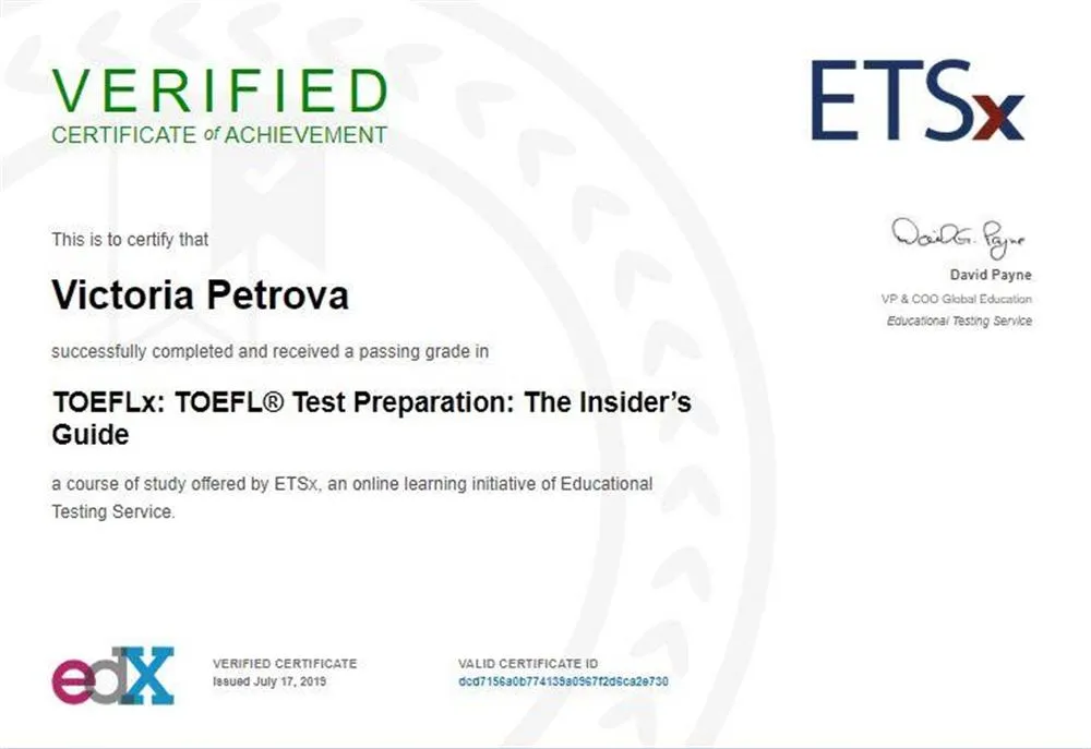 TOEFL Test Preparation : The Insider's Guide