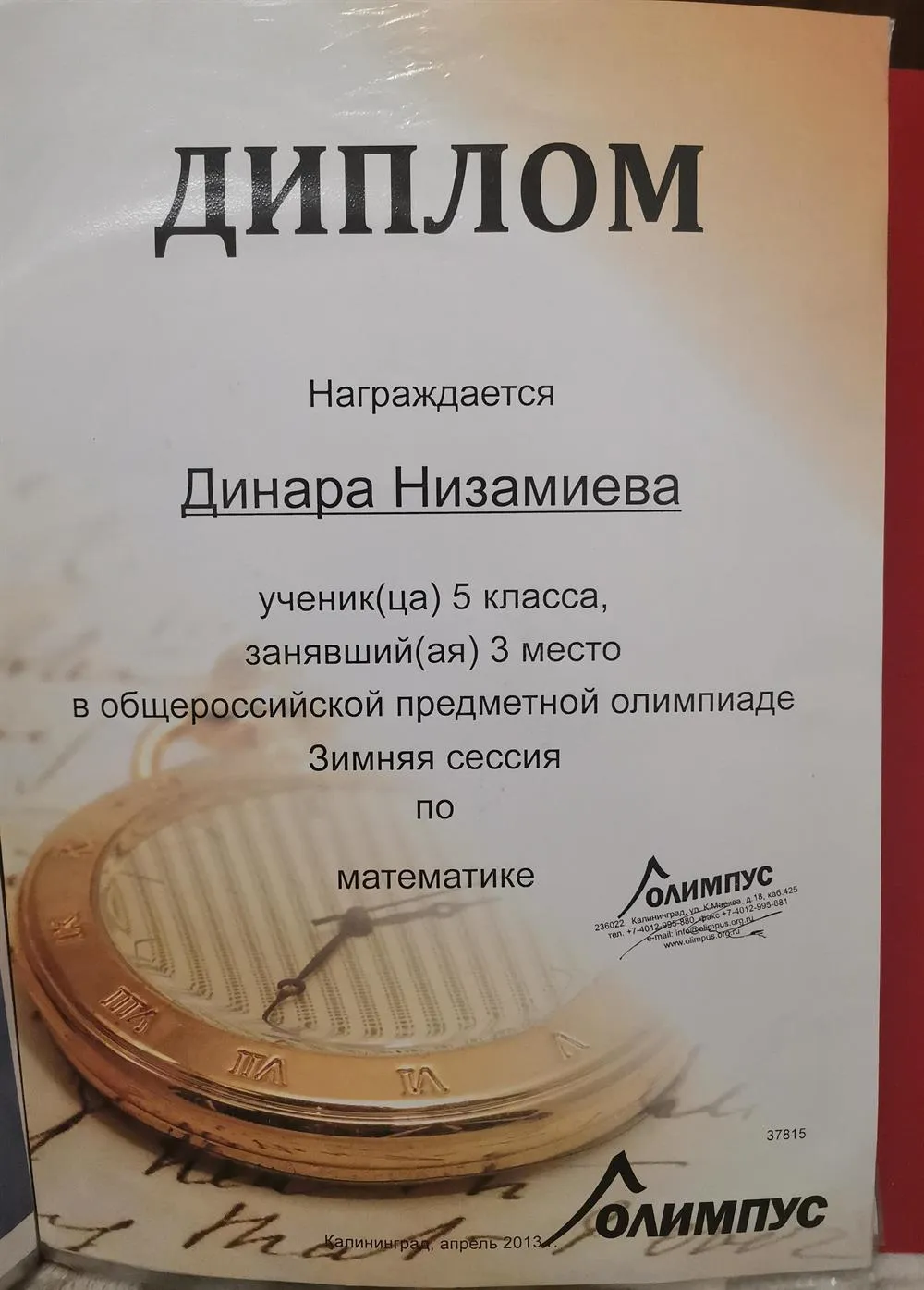 Репетитор — Динара Рустемовна Низамиева | 1 отзыв | От 1 500 руб/час