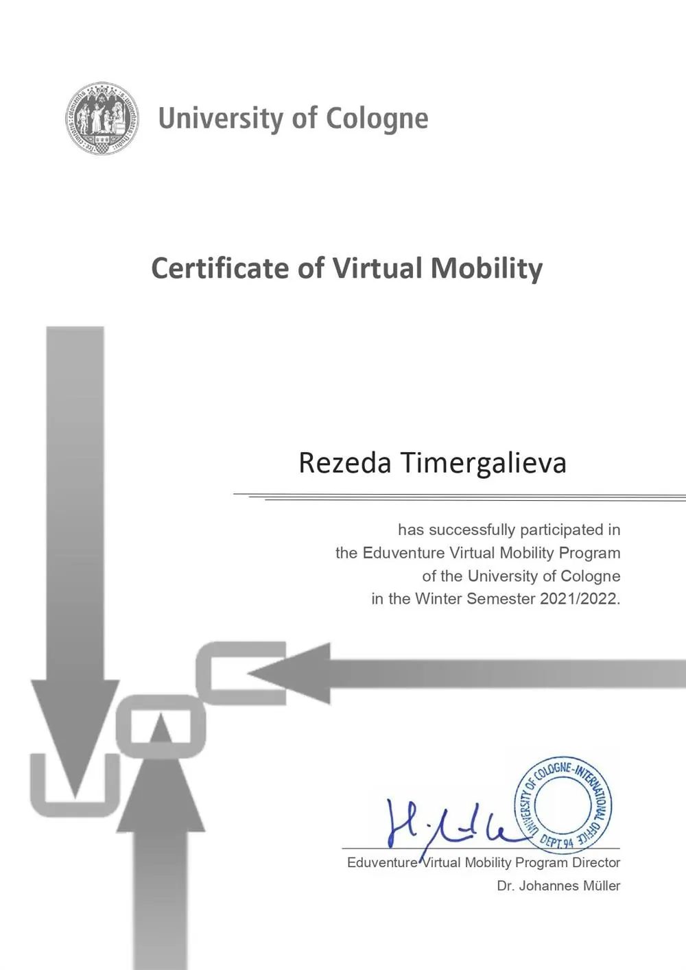 University of Cologne: Eduventure Virtual Mobility Program, Critical Pedagogy Course 2022