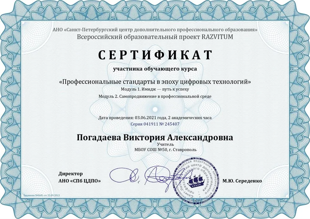 Профессиональные стандарты в эпоху цифровых технологий