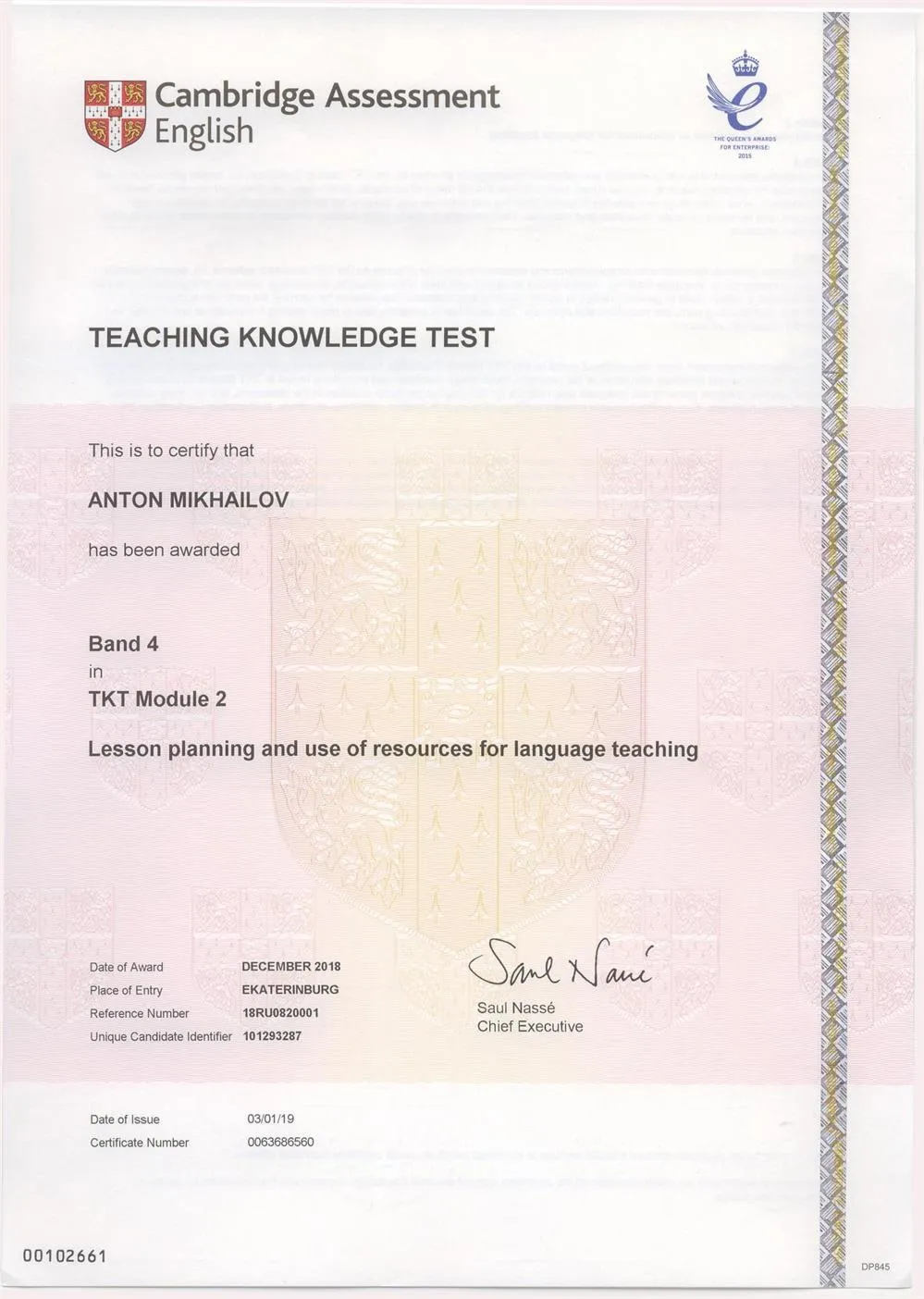 Cambridge Teaching Knowledge Test - Module 2